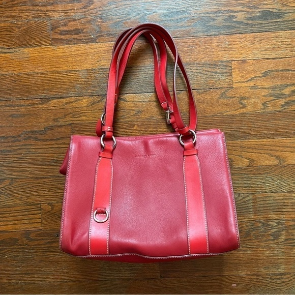 Peter Kent Red Leather bag - Picture 1 of 6